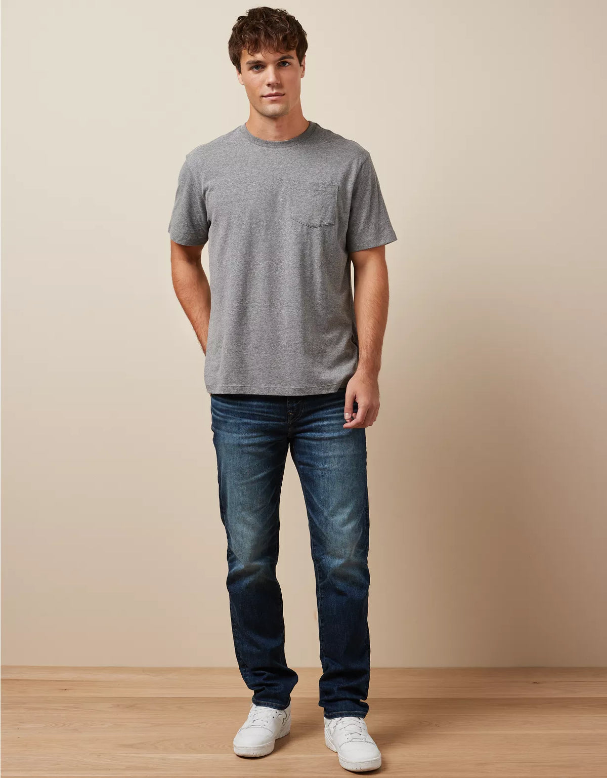 Flex-Denim Athletic Straight Jeans for Men - Ace Cart
