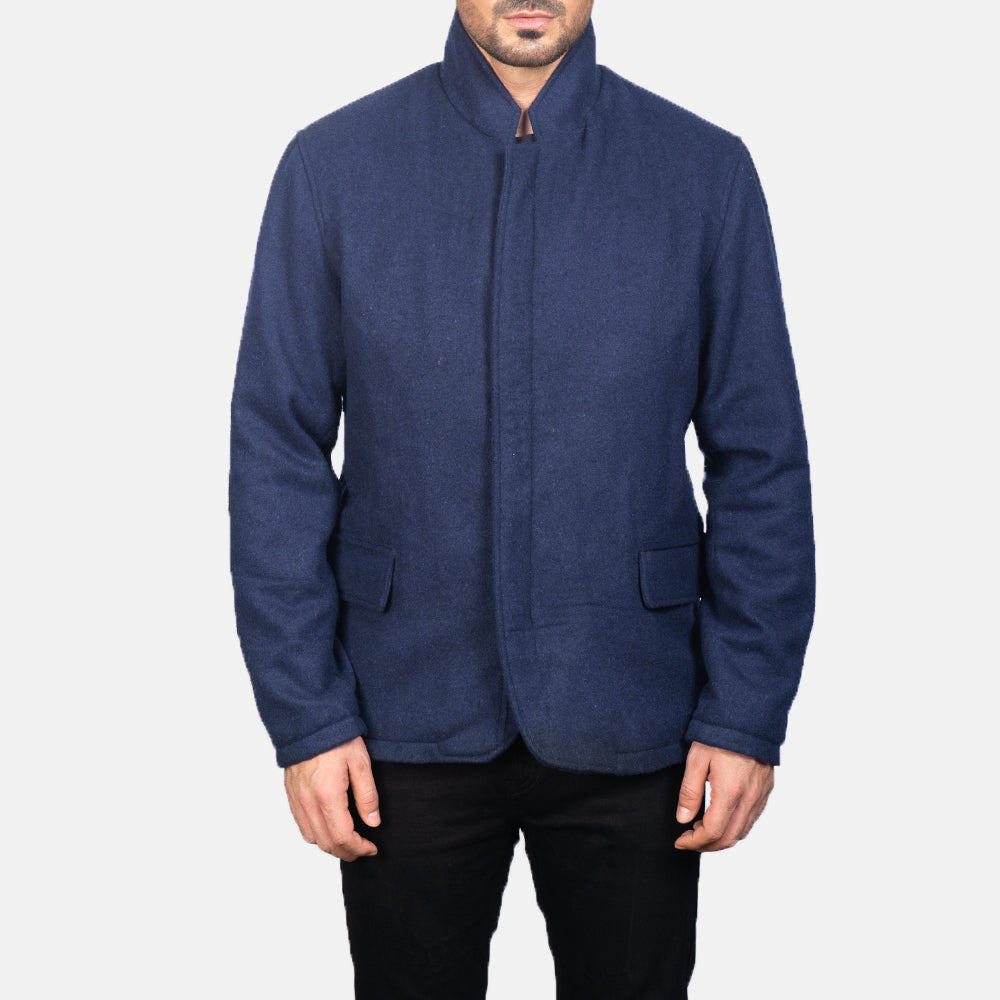 Thomas Blue Wool Jacket