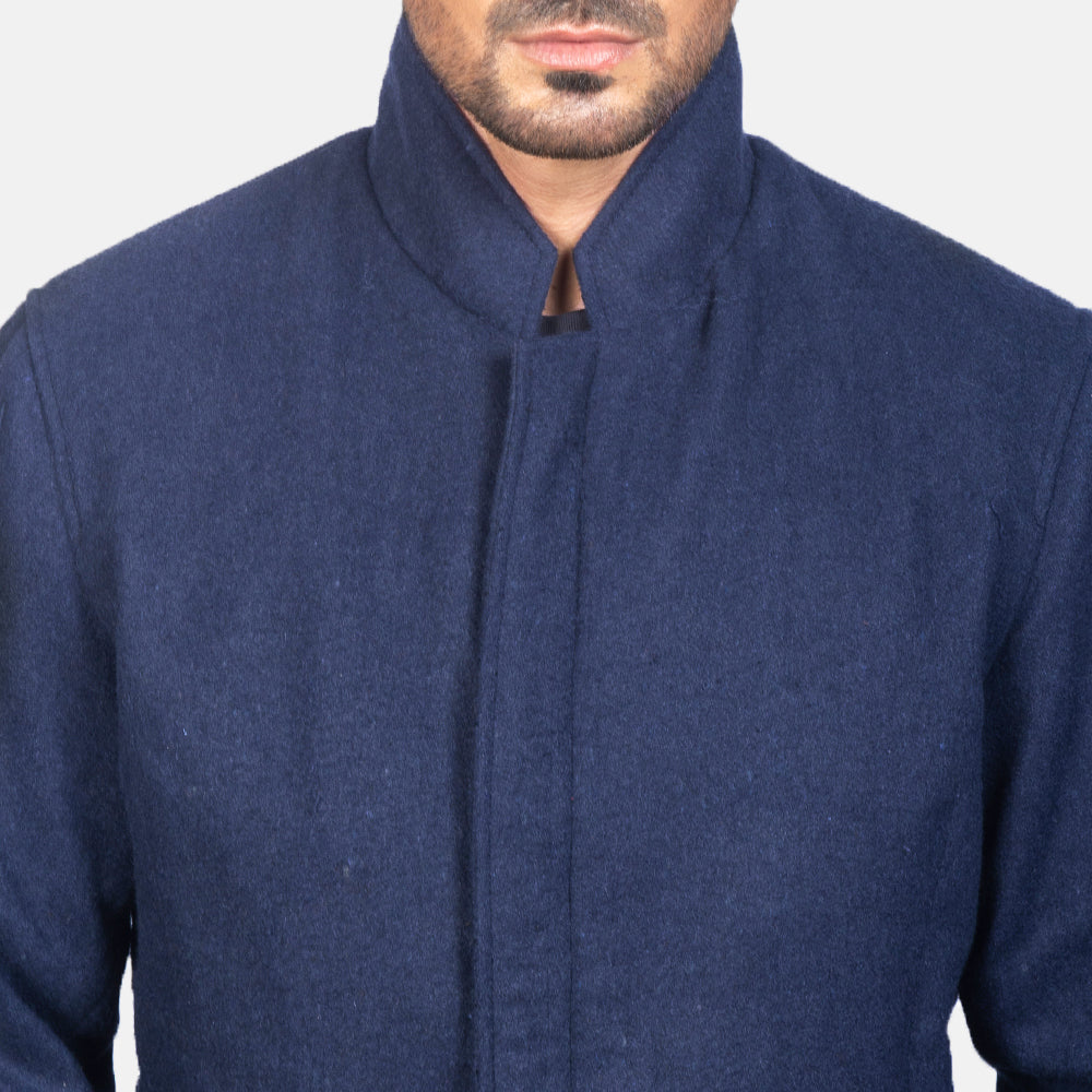 Thomas Blue Wool Jacket