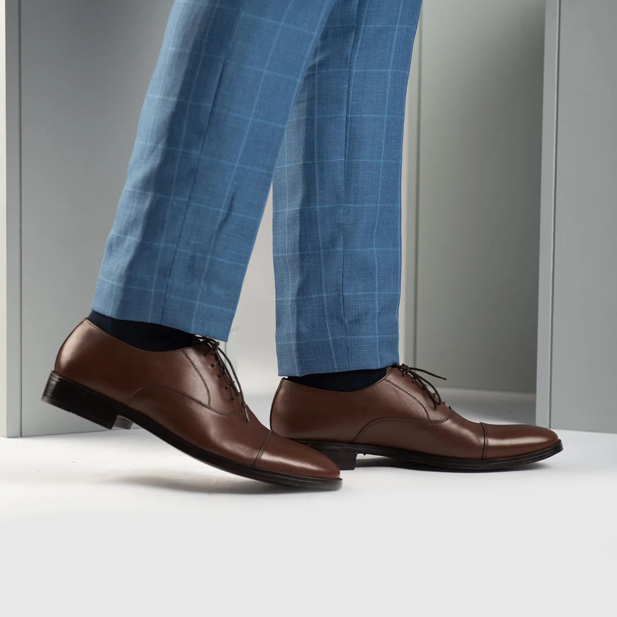 Professor Oxford Brown Leather Shoes