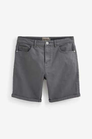 Ace Cart Denim Shorts - Versatile Men's 5-Pocket Stretch Denims