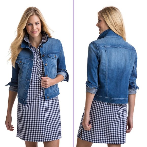 Denim Jacket for Women: Light Blue Solid Jacket with Button-Down Design