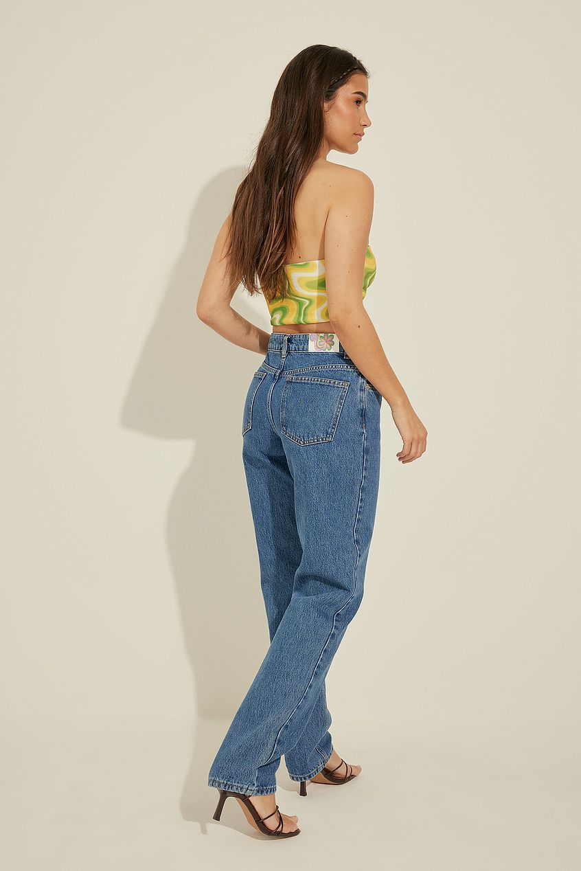 Mid Rise Straight Jeans, Denim Jeans in USA, Women's Denim Jeans