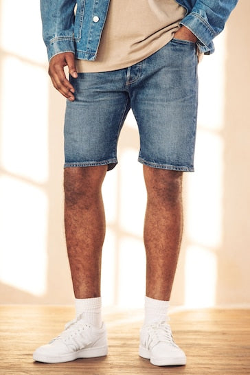 Ace Cart Distressed Denim Shorts for Men